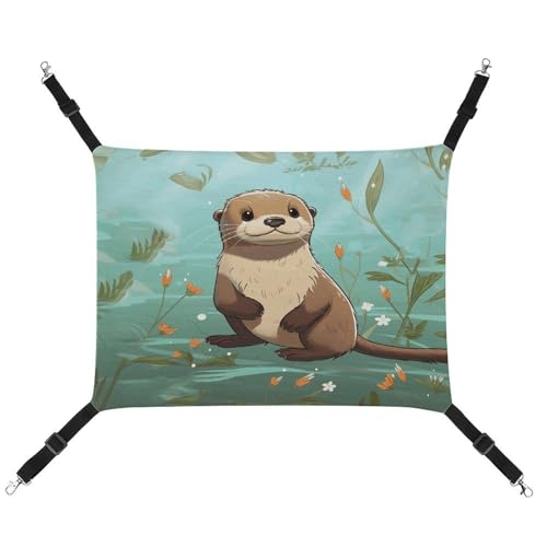 TKJMCSW Cartoon Cute Otter Cat Cage Hammock Cat Hammock for Cage Rat Hammock Frettchen Hammock Cat Hammock for Large Cats Hanging Cat Bed Chinchilla Hammock Pet Hammock TKJMCSW Cartoon Cute Otter Cat Cage Hammock Cat Hammock for Cage Rat Hammock Frettchen Hammock Cat Hammock for Large Cats Hanging Cat Bed Chinchilla Hammock Pet Hammock von TKJMCSW