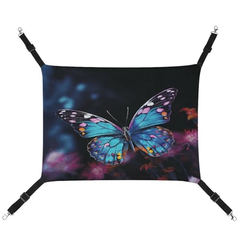 TKJMCSW Charming Butterfly Cat Cage Hammock Cat Hammock for Cage Rat Hammock Frettchen Hammock Cat Hammock for Large Cats Hanging Cat Bed Cat Hammock Bed Chinchilla Hammock Pet Hammock TKJMCSW Charming Butterfly Cat Cage Hammock Cat Hammock for Cage Rat Hammock Frettchen Hammock Cat Hammock for Large Cats Hanging Cat Bed Cat Hammock Bed Chinchilla Hammock Pet Hammock von TKJMCSW