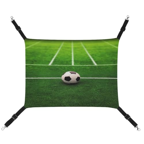 TKJMCSW Katzenhängematte mit Grasfeld, Fußball, Spielplatz, Katzenkäfig, für Käfig, Ratten, Frettchen, Frettchen, Katzenhängematte für große Katzen, hängendes Katzenbett, Katzenhängematte, Bett, TKJMCSW Katzenhängematte mit Grasfeld, Fußball, Spielplatz, Katzenkäfig, für Käfig, Ratten, Frettchen, Frettchen, Katzenhängematte für große Katzen, hängendes Katzenbett, Katzenhängematte, Bett, von TKJMCSW