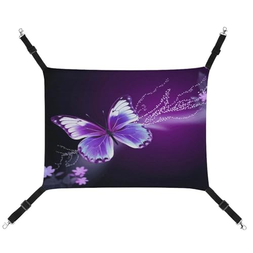 TKJMCSW Lovely Purple Butterfly Cat Cage Hammock Cat Hammock for Cage Rat Hammock Frettchen Hammock Cat Hammock for Large Cats Hanging Cat Bed Chinchilla Hammock Pet Hammock TKJMCSW Lovely Purple Butterfly Cat Cage Hammock Cat Hammock for Cage Rat Hammock Frettchen Hammock Cat Hammock for Large Cats Hanging Cat Bed Chinchilla Hammock Pet Hammock von TKJMCSW