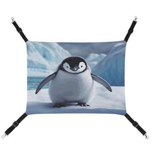 TKJMCSW Niedliche Pinguine, Katzenkäfig-Hängematte, Katzenhängematte für Käfig, Ratten, Frettchen, Frettchen-Hängematte, Katzenhängematte für große Katzen, hängendes Katzenbett, Katzenhängematte, von TKJMCSW