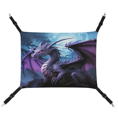 TKJMCSW Purple Dragon Purple Moon Cat Cage Hammock Cat Hammock for Cage Rat Hammock Frettchen Hammock Cat Hammock for Large Cats Hanging Cat Bed Chinchilla Hammock Pet Hammock TKJMCSW Purple Dragon Purple Moon Cat Cage Hammock Cat Hammock for Cage Rat Hammock Frettchen Hammock Cat Hammock for Large Cats Hanging Cat Bed Chinchilla Hammock Pet Hammock von TKJMCSW