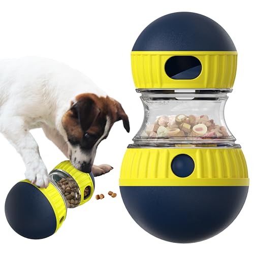 TLKNG Interaktives Hundespielzeug, unzerstörbares Welpenspielzeug, verstellbarer Futterspender für Leckerli-Spender für Hunde, Puzzles, langsames Füttern für große, mittelgroße/kleine aggressive TLKNG Interaktives Hundespielzeug, unzerstörbares Welpenspielzeug, verstellbarer Futterspender für Leckerli-Spender für Hunde, Puzzles, langsames Füttern für große, mittelgroße/kleine aggressive von TLKNG