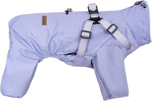 „Kombination aus Regenmantel und Geschirr for kleine Hunde – wasserdichter, reflektierender Overall mit 4 Beinen, vollflächiger, winddichter Hundeponcho mit verstellbarer Passform for kleine/mittelgro von TLTLT