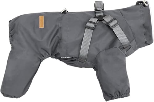 „Kombination aus Regenmantel und Geschirr for kleine Hunde – wasserdichter, reflektierender Overall mit 4 Beinen, vollflächiger, winddichter Hundeponcho mit verstellbarer Passform for kleine/mittelgro von TLTLT