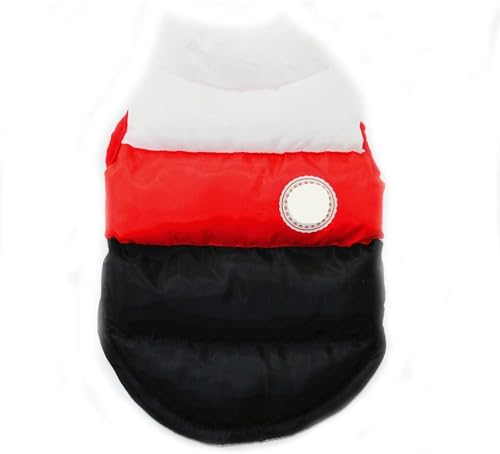 Warmer Hundemantel, Winterjacke for mittelgroße und große Hunde, weiches Haustierkleidungskostüm (XXL, Rosa)(Black,XXL: Back Length 50cm) von TLTLT