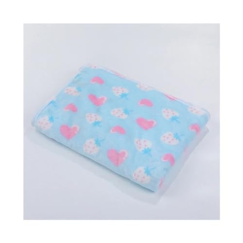 Bequeme Zwingerunterlage for Haustiere, Katzen und Hunde, superweiche, warme Decke aus Korallenvlies, waschbar, geeignet for Katzen und Hunde, for Spielen, Ausruhen, for die Mittagspause(17,40x60cm) von TMAOZW