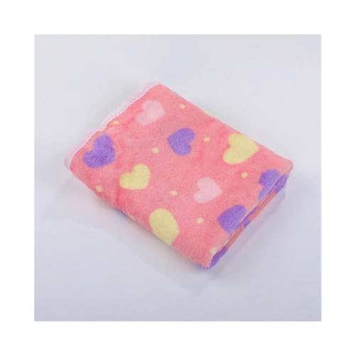 Bequeme Zwingerunterlage for Haustiere, Katzen und Hunde, superweiche, warme Decke aus Korallenvlies, waschbar, geeignet for Katzen und Hunde, for Spielen, Ausruhen, for die Mittagspause(22,76x104cm) von TMAOZW
