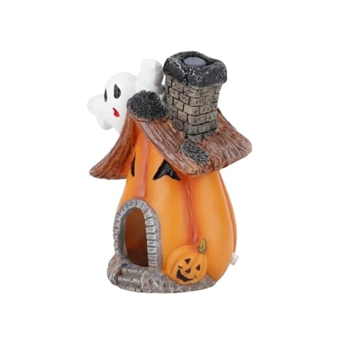 Harz Aquarium Ornamente Aquarium Kürbis Dekoration Halloween Serie Geeignet for Haushalt Büro Aquarium Simulation(A) von TMAOZW