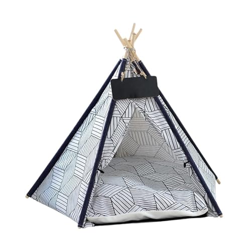 TMAOZW Haustierzelt, Hundebett, tragbar, abnehmbar, waschbar, Tipi, geeignet for Haustiere, die Sich im Freien ausruhen und entspannen(Diamond,L - 5 Corner Tent) von TMAOZW