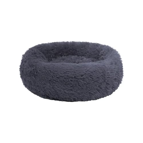 TMAOZW Katzenhütte Hundehütte Winter Warme Matte Haustierhütte Hundeunterlage Heimtierbedarf Geeignet for Betten Indoor-Katzen Kleines Hundebett Waschbar(Dark Gray,50cm) von TMAOZW