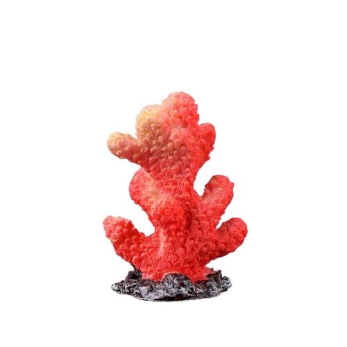 Mini-Harz-Aquarium-Zubehör, Aquarium-Pflanzen, Dekoration, geeignet for Korallenfische, Wasserornament(B8) von TMAOZW