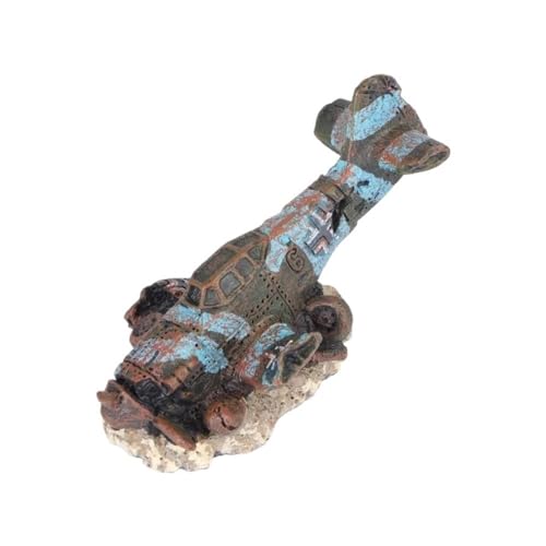 Mini-Harz-Handwerk, Wrack-Dekor, Aquarium-Landschaftsornament, geeignet for Aquarium-Ornament, Dekoration, Landschaftsdekoration Mini-Harz-Handwerk, Wrack-Dekor, Aquarium-Landschaftsornament, geeignet for Aquarium-Ornament, Dekoration, Landschaftsdekoration von TMAOZW