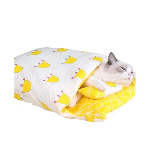 TMAOZW Abnehmbares Hunde-/Katzenbett, Katzenschlafsack, Sofamatte, warme Winterprodukte for Haustiere, geeignet for Katzen oder kleine Hunde(5,M) von TMAOZW