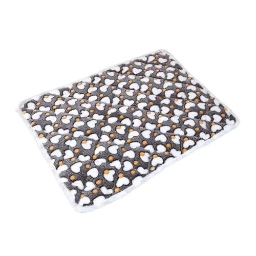 TMAOZW Haustiermatte, Decke, Bett, Vlies, verdickte Haustiermatte, Bettkissen, geeignet for Hauskatzen oder kleine Hundebetten, Maschine(XL 90x60cm) von TMAOZW