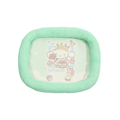 TMAOZW Hundehütte Vier Jahreszeiten Universal Sommer Oval Haustier Kühlnest Matte Katze Kühlnest Matte Haustierbedarf Geeignet for Hauskatzen Oder Kleine Hundebetten Maschine(Picture color 2) von TMAOZW