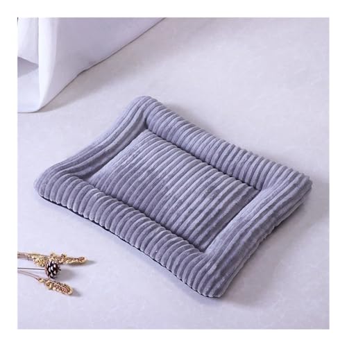 TMAOZW Katzenbetten, bequemes, weiches, waschbares Kissen, geeignet for Betten, for Hauskatzen, kleines Hundebett, waschbar(Silver Grey,55x45cm) von TMAOZW