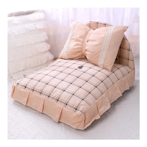 TMAOZW Katzenhaus-Hundebettmatten, weich, bequem, waschbar, for kleine Hunde, Zwinger, Kätzchen, Schlafsofa, Schlafmatten, geeignet for Betten, Hauskatzen, kleines Hundebett(F) von TMAOZW
