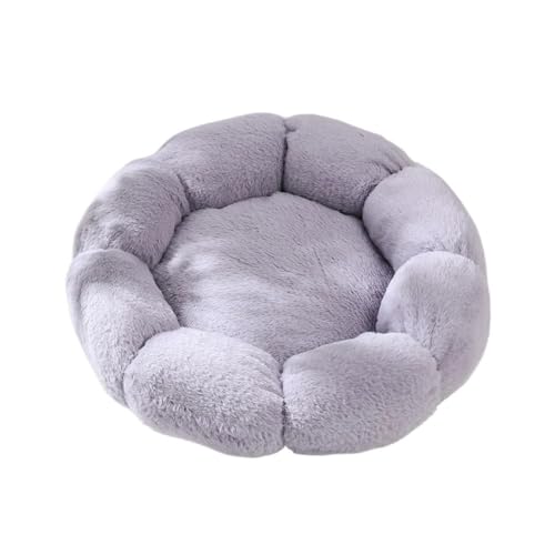 TMAOZW Kreatives, weiches, warmes Haustierbett, Nest, doppelt verwendbar, Verstellbarer Kordelzug, Haustiernest, geeignet for den Innenbereich, auf der Seite, auf dem Boden, Garten(Gray,40cm) von TMAOZW