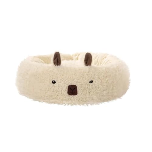 TMAOZW Plüschbett for Katzen, warmes Haustier-Plüsch, gemütliches großes Nest for Katzen und Hunde, abnehmbar, bequem, geeignet for Ausruhen und Entspannen im Freien(A,S 40 X 40CM) von TMAOZW