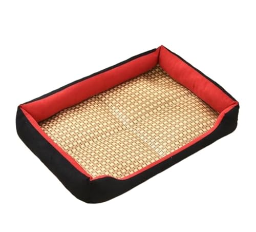 TMAOZW Sommer-Hundebett, Katzennest, Netz, Haustiermatte, kleine, mittelgroße und große Hunde, geeignet for Katzen und Hunde, die Spielen, ausruhen, Mittagspause(B,48x38 cm) von TMAOZW