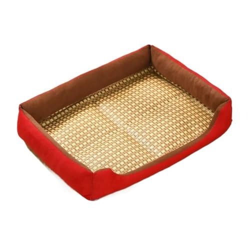TMAOZW Sommer-Hundebett, Katzennest, Netz, Haustiermatte, kleine, mittelgroße und große Hunde, geeignet for Katzen und Hunde, die Spielen, ausruhen, Mittagspause(D,68x50 cm) von TMAOZW