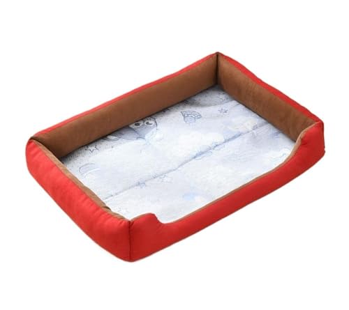 TMAOZW Sommer-Hundebett, Katzennest, Netz, Haustiermatte, kleine, mittelgroße und große Hunde, geeignet for Katzen und Hunde, die Spielen, ausruhen, Mittagspause(L,58x42 cm) von TMAOZW