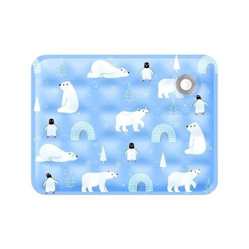 TMAOZW Summer Cool Shelter Haustier-Eisschlafmatte Kühlkissen Hundematte Geeignet for Katzen und Hunde, die beim Spielen oder Ausruhen die Mittagspause verbringen(E) von TMAOZW
