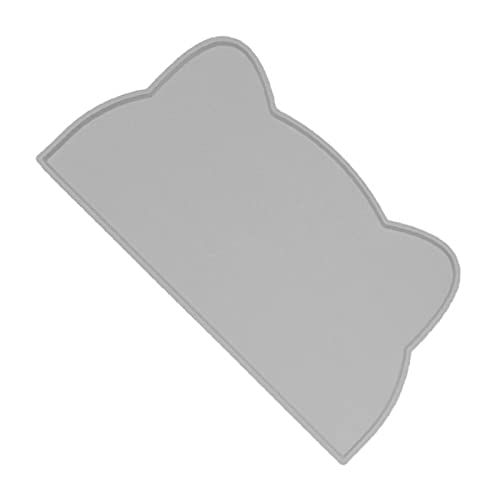 Katzenfuttermatte, Katzennapfmatte, 43,9 cm Lang, 24,9 cm Breit, Silikon-Haustier-Futtermatte, Weiche, rutschfeste, Auslaufsichere Silikon-Futterunterlage für Zuhause, von TMISHION