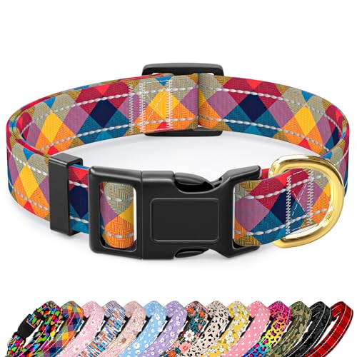 TMOODEL Reflektierendes Hundehalsband für extra kleine Hunde, niedliches Boho-Design, verstellbar, strapazierfähiges Nylon, Welpenhalsband für Jungen und Mädchen, weiches Haustierzubehör mit TMOODEL Reflektierendes Hundehalsband für extra kleine Hunde, niedliches Boho-Design, verstellbar, strapazierfähiges Nylon, Welpenhalsband für Jungen und Mädchen, weiches Haustierzubehör mit von TMOODEL