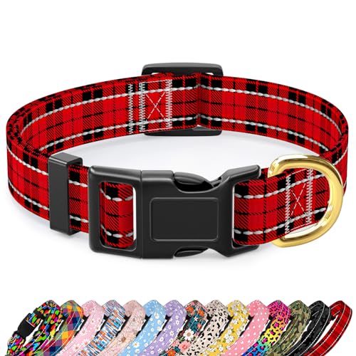 TMOODEL Reflektierendes Hundehalsband für kleine Hunde, niedliches Boho-Design, verstellbar, strapazierfähiges Nylon, Welpenhalsband für Jungen und Mädchen, weiches Haustierzubehör mit TMOODEL Reflektierendes Hundehalsband für kleine Hunde, niedliches Boho-Design, verstellbar, strapazierfähiges Nylon, Welpenhalsband für Jungen und Mädchen, weiches Haustierzubehör mit von TMOODEL