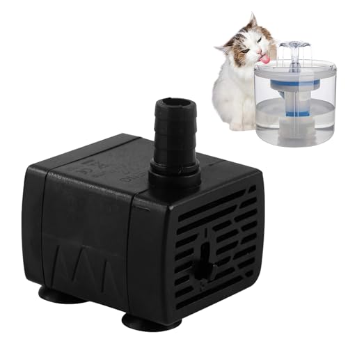 Mini Wasserpumpe,Katzenbrunnen Pumpe Wasserpumpe,Trinkbrunnen Pumpe für Katzen Hunde,Haustierwasserbrunnen Ersatzpumpe,USB-Aufladung,Ultraleise kleine Wasserpumpe für Haustierbrunnen,3W,Schwarz Mini Wasserpumpe,Katzenbrunnen Pumpe Wasserpumpe,Trinkbrunnen Pumpe für Katzen Hunde,Haustierwasserbrunnen Ersatzpumpe,USB-Aufladung,Ultraleise kleine Wasserpumpe für Haustierbrunnen,3W,Schwarz von TMRBBesty