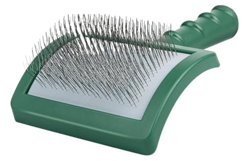 Haustierbürste Haustier Hund Haarentfernung Nadel Kämme Fell Trimmen Reinigung Pinsel Pflege Werkzeug(Green,S Size) von TNBCCXN