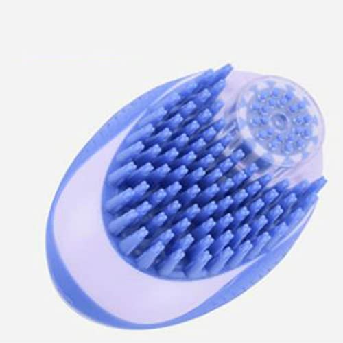 TNBCCXN Haustierbürste 1pc Hund Badebürste Kamm Silikon Pet SPA Shampoo Massagebürste(Blue) von TNBCCXN