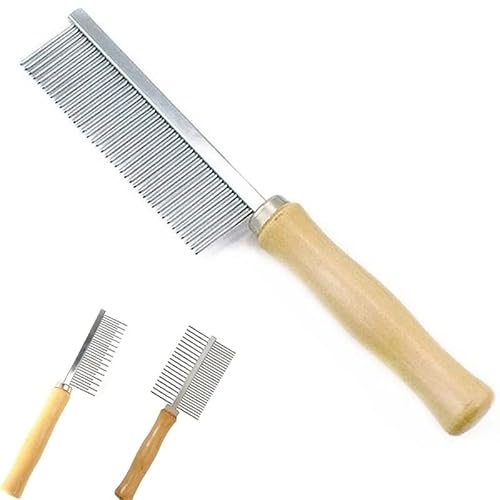 TNBCCXN Haustierbürste 3Pcs Tierhaarpflege Zubehör Holzgriff Katze Hund Haar Kamm TNBCCXN Haustierbürste 3Pcs Tierhaarpflege Zubehör Holzgriff Katze Hund Haar Kamm von TNBCCXN