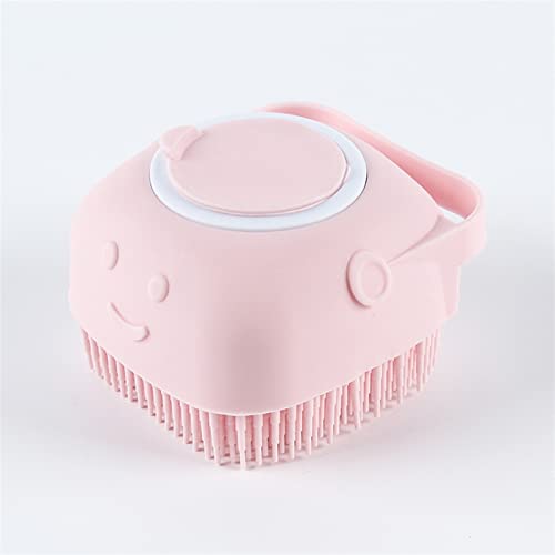 TNBCCXN Haustierbürste Fellpflegebürste Silikon Welpen Massagebürste Haar Fellpflege Reinigungsbürste(Pink) von TNBCCXN
