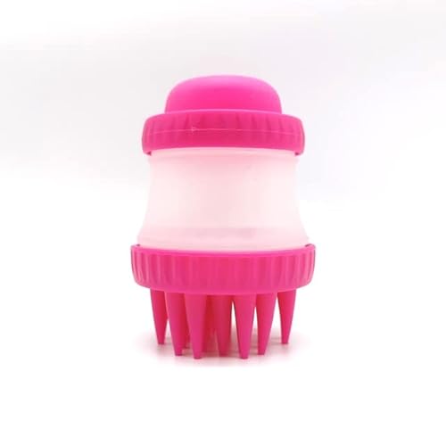 TNBCCXN Haustierbürste Hundebadebürste, Fußwaschbürste, Silikon, Massage, Dekontamination, Aufbewahrung(Pink) von TNBCCXN