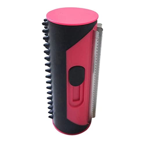 TNBCCXN Haustierbürste Kamm Lint Roller Welpen Reinigungsbürste Katzen Haar Sofa Teppichreiniger Bürsten(Red) von TNBCCXN