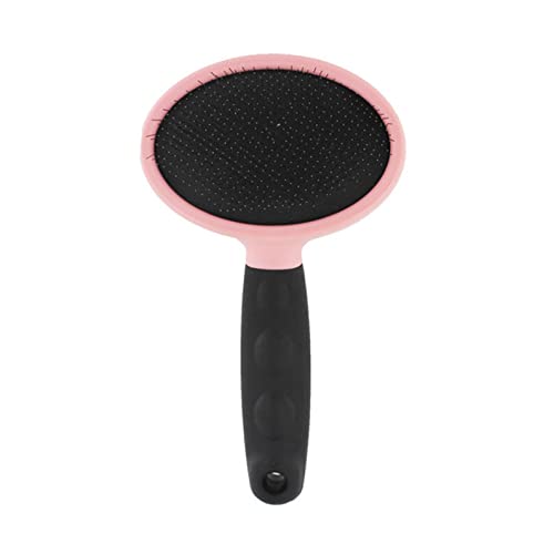 TNBCCXN Haustierbürste Tierhaarschneider Kamm Hund Katze Pflege Versorgung Pinsel Slicker Werkzeug(Pink) von TNBCCXN