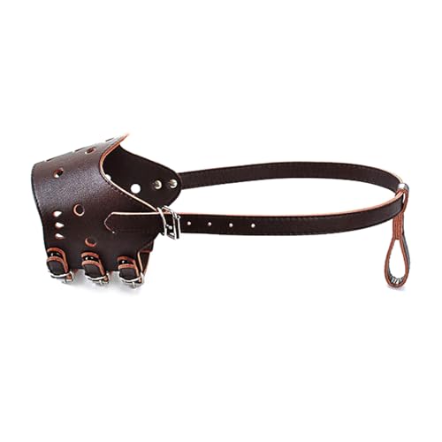 PU Guard Sichere Trainingsabdeckung für aggressive Hunde, verstellbar, stoppt Kauen für die Öffentlichkeit PU Guard Sichere Trainingsabdeckung für aggressive Hunde, verstellbar, stoppt Kauen für die Öffentlichkeit von TNNOKL