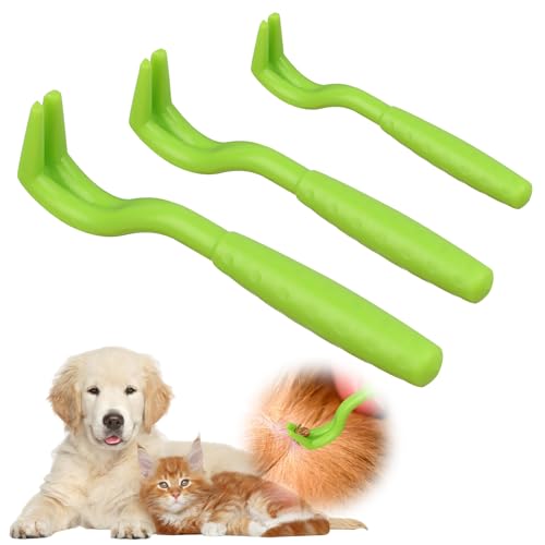 TNOMSNO Zeckenentferner, 3er Set Zeckenzange Zeckenhaken Zeckenhebel, Einfacher und Sicherer Zeckenentferner, Zeckenhaken für Hunde, Katze, Pferd, Mensch TNOMSNO Zeckenentferner, 3er Set Zeckenzange Zeckenhaken Zeckenhebel, Einfacher und Sicherer Zeckenentferner, Zeckenhaken für Hunde, Katze, Pferd, Mensch von TNOMSNO