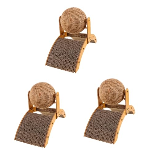 3st Kratzbaum Für Katzen Krallenkratzer Für Katzen Kätzchen-kratzunterlage Kratzspielzeug Für Katzen Katzenkrallen-schleifpad Sisalbrett Für Katzen Katze Kratzmatte Hölzern Yellow TOBBOMEY 3st Kratzbaum Für Katzen Krallenkratzer Für Katzen Kätzchen-kratzunterlage Kratzspielzeug Für Katzen Katzenkrallen-schleifpad Sisalbrett Für Katzen Katze Kratzmatte Hölzern Yellow TOBBOMEY von TOBBOMEY