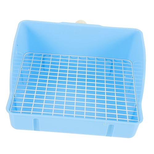 TOBBOMEY Kasten Haustiertoilette Hundetoilette Für Den Innenbereich Behandeln Wehe Nachfüllung Mülleimer Hydrant Bausatz Reinigung Hundepinkelspray Käfig Tücher Heu Plastik Sky-Blue TOBBOMEY Kasten Haustiertoilette Hundetoilette Für Den Innenbereich Behandeln Wehe Nachfüllung Mülleimer Hydrant Bausatz Reinigung Hundepinkelspray Käfig Tücher Heu Plastik Sky-Blue von TOBBOMEY
