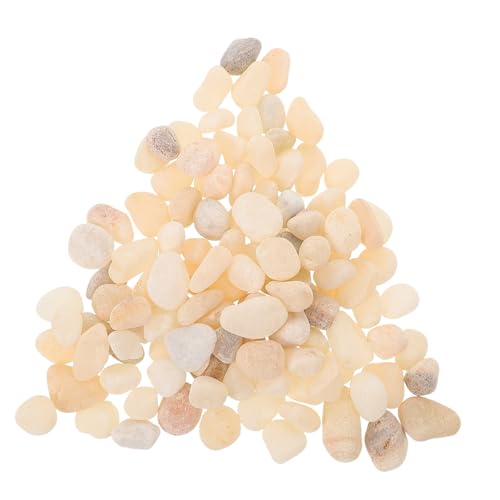 TOBBOMEY 1 Jade Aquarium Bodensand, Kleiner Aquarium Stein, Dekorativer Blumentopf Kieselstein, Landschaftsbau Im Freien, Aquarium Zubehör, Landschaftsbausteine, Dekorativer Aquarium Kies, von TOBBOMEY