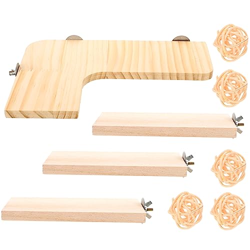 TOBBOMEY 1satz Kletterplattform Für Kleintiere Aus Holz Praktisches Spielzeug Für Hamster Meerschweinchen Und Vögel Teiliges Mit Aufhängemöglichkeit Leicht Zu Reinigen Langlebig Und TOBBOMEY 1satz Kletterplattform Für Kleintiere Aus Holz Praktisches Spielzeug Für Hamster Meerschweinchen Und Vögel Teiliges Mit Aufhängemöglichkeit Leicht Zu Reinigen Langlebig Und von TOBBOMEY