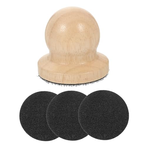 TOBBOMEY Nagelfeilen-Set Für Haustiere Aus Holz Hundenägel Für Hunde Fellpflegewerkzeug Kratzbrett Nagelfeile Für Welpen Tragbares Nagelpflegeset von TOBBOMEY