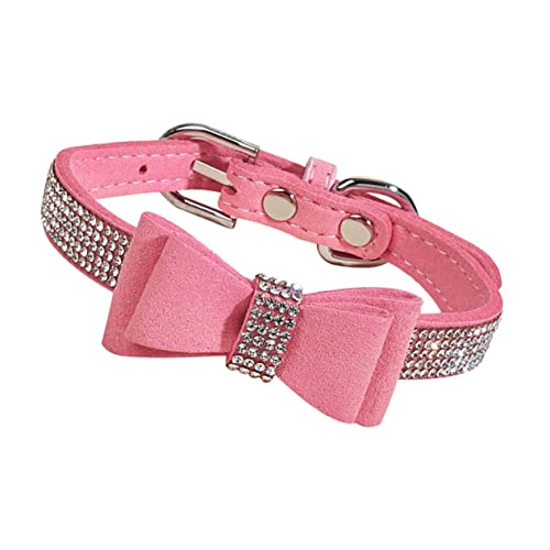 TOBBOMEY Modisches Hundehalsband-Set Mit Strasssteinen Und Verstellbarer Schleife Für Das Training Großer Hunde TOBBOMEY Modisches Hundehalsband-Set Mit Strasssteinen Und Verstellbarer Schleife Für Das Training Großer Hunde von TOBBOMEY
