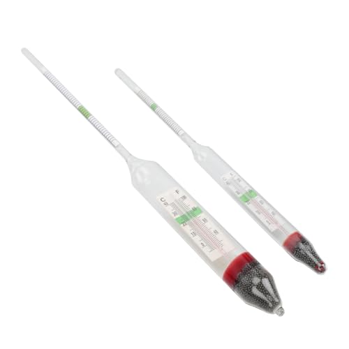 TOBBOMEY 1satz Aquarium Salinometer Glas Hydrometer Mit Integriertem Thermometer Für Präzise Salzmessung Aquarien Schwimmbädern Und Aquakultur Hochsensitives Messgerät Für von TOBBOMEY