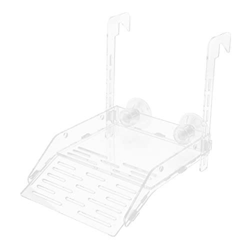 TOBBOMEY 1 Set Hängende Schildkrötenterrasse, Haustierschildkrötenzubehör, Sonnenplattformen Für Schildkrötenbecken, Schwimmende Schildkrötendock, Ruheplattform Für Reptilien, Schwimmende von TOBBOMEY