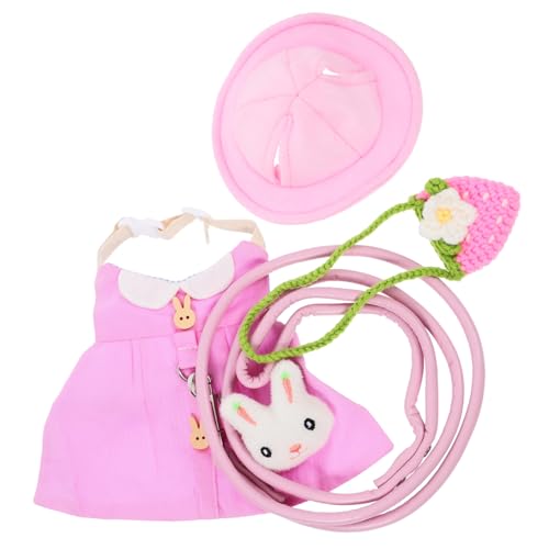 TOBBOMEY 1 Set Haustier Kaninchen Kleidung, Frettchen Geschirr, Haustiere, Outdoor Zubehör, Meerschweinchen Geschirr, Neuartige Frettchen Leine, Hasen Laufseil, Verstellbare Leine Für von TOBBOMEY
